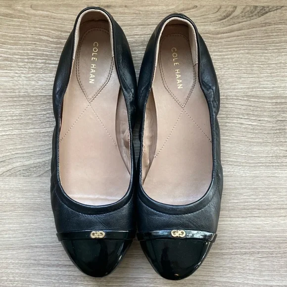 Cole Haan Elsie cap toe ballet flat 8,5 - Picture 2 of 16